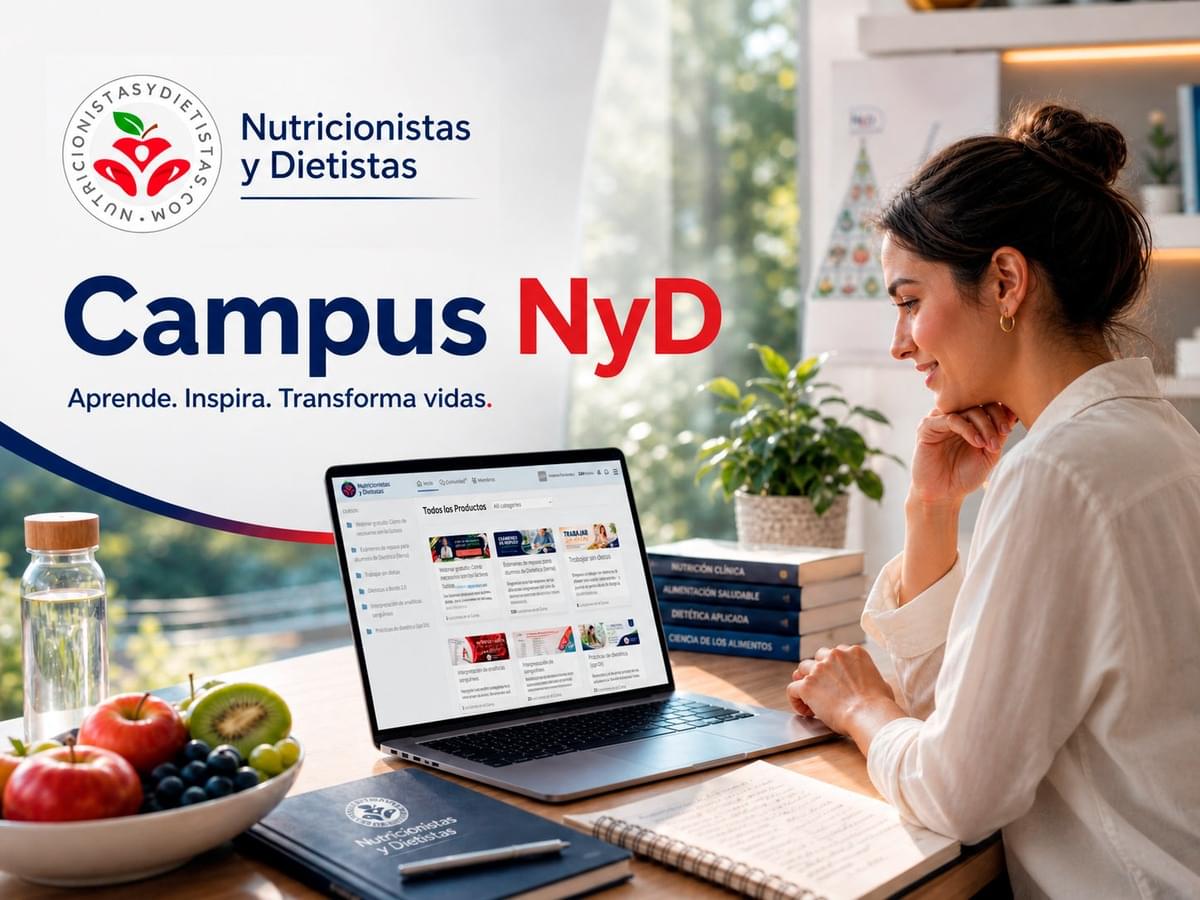 Campus NyD, formación online para estudiantes de dietética y profesionales de la nutrición