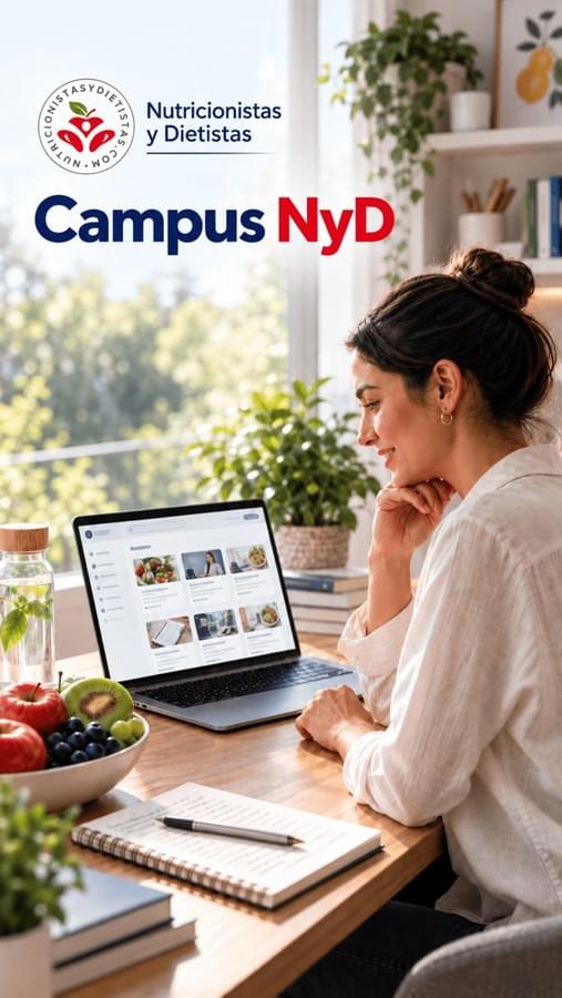 Campus NyD, formación online para estudiantes de dietética y profesionales de la nutrición