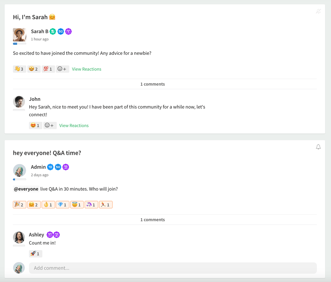 how to build an online community