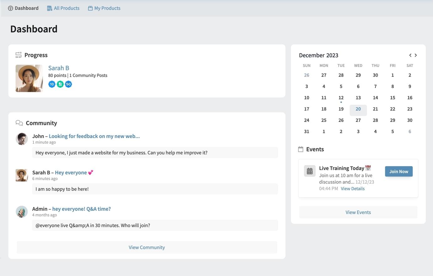 how to build an online community image