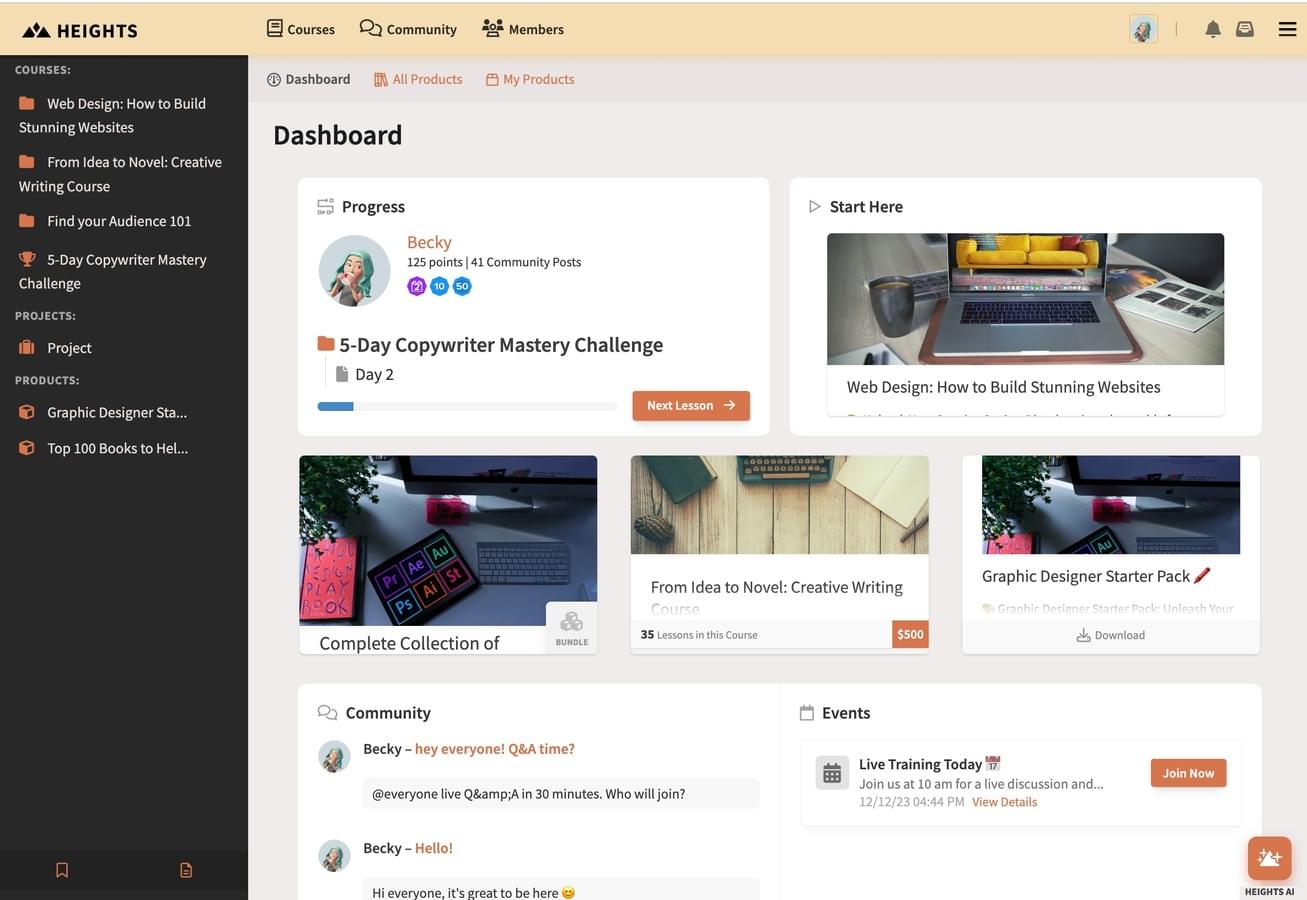 how to build an online community