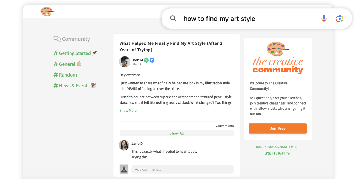 online community platform image