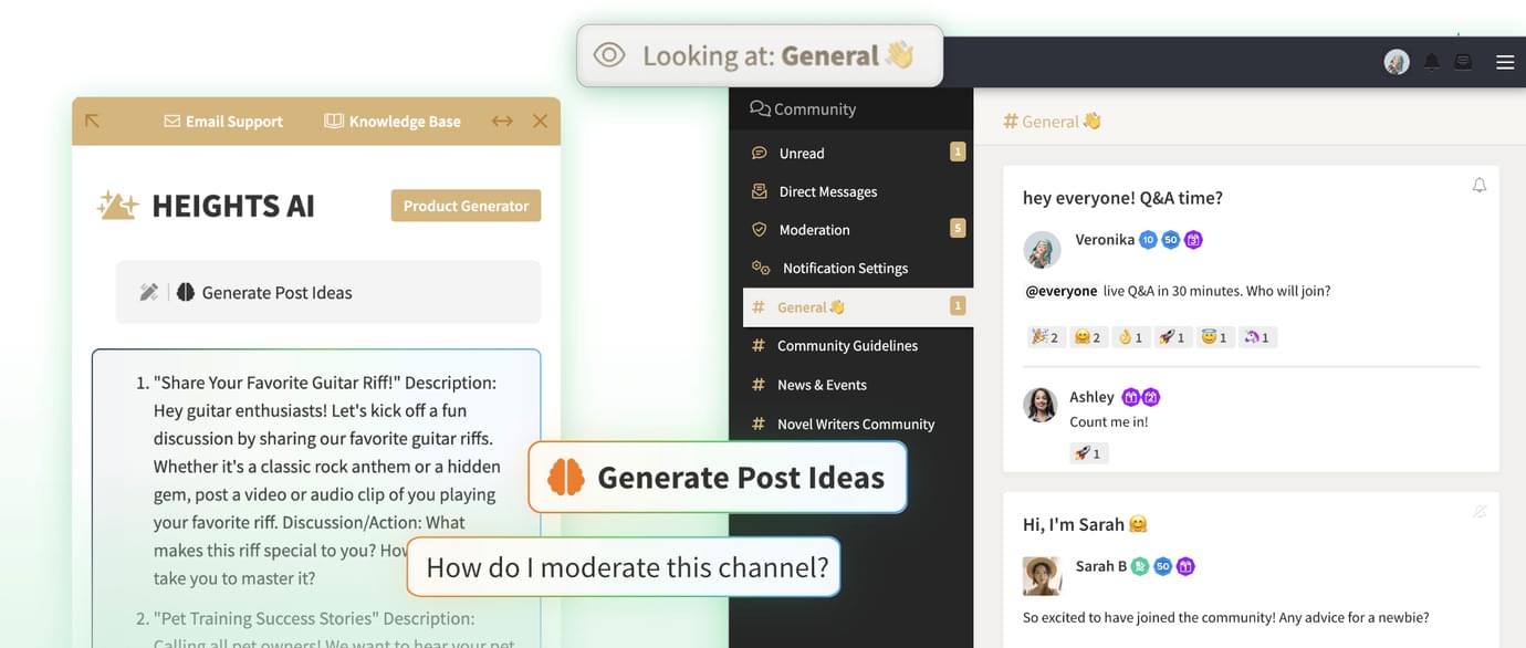 AI online community platform