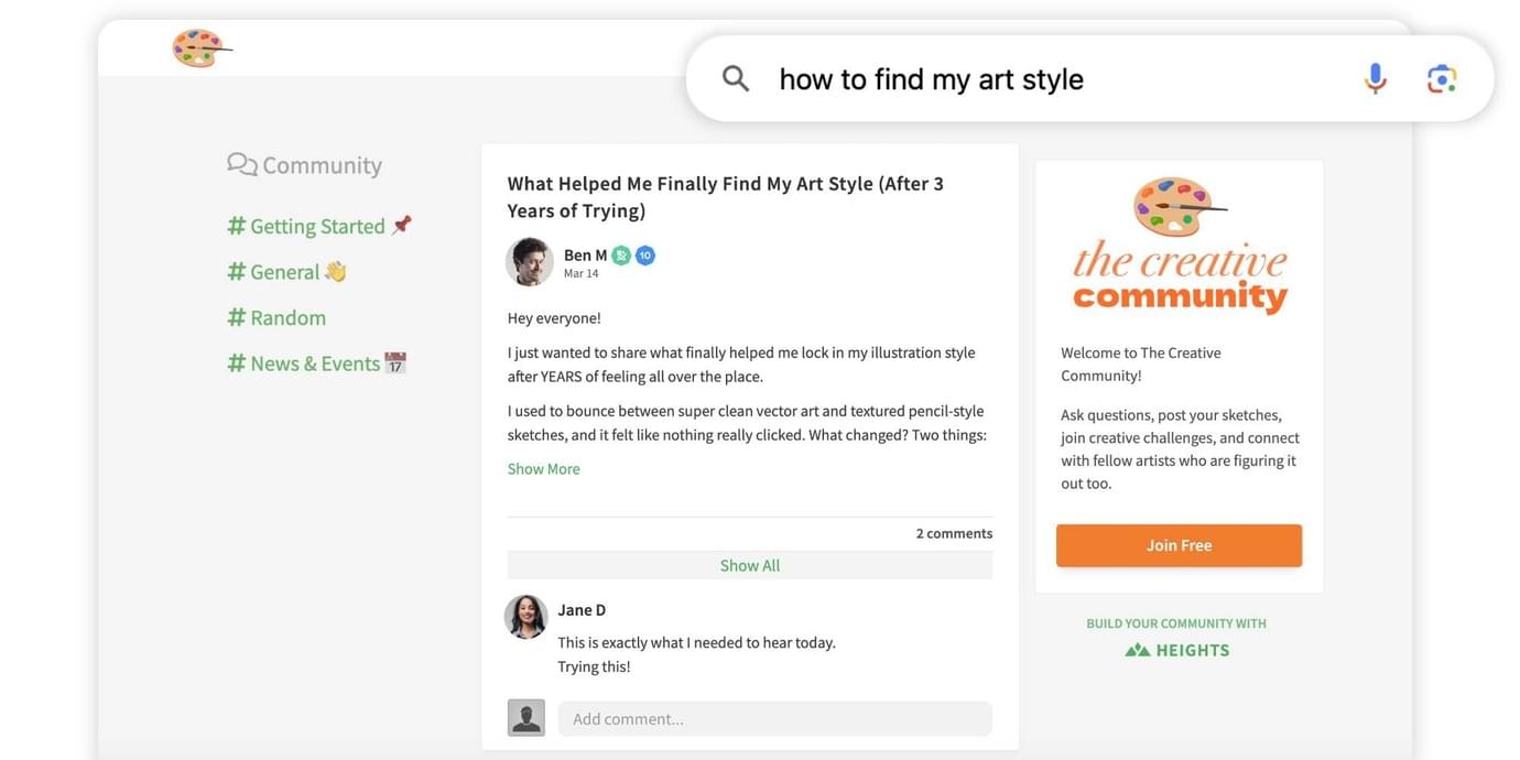 Heights Platform community building