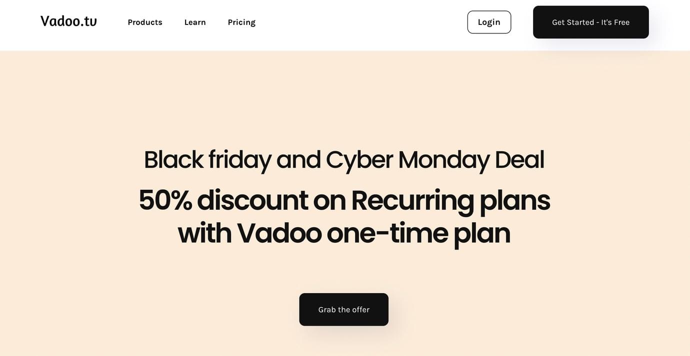 Black Friday Saas deal image