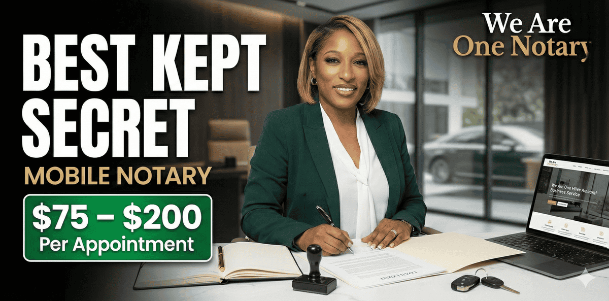 The Best-Kept Secret in Real Estate How Mobile Notaries Make $75 to $200 Per Appointment