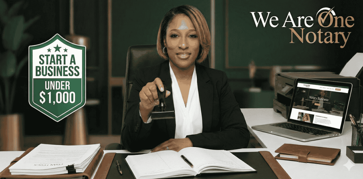 Start a Business for Under $1,000: The Real Costs and Equipment Needed to Become a Notary