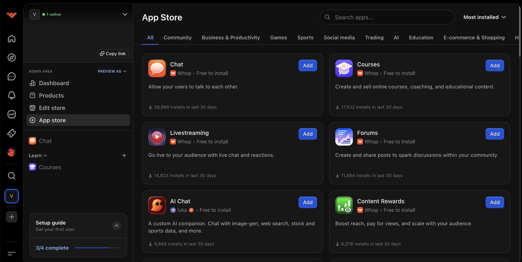 Whop apps