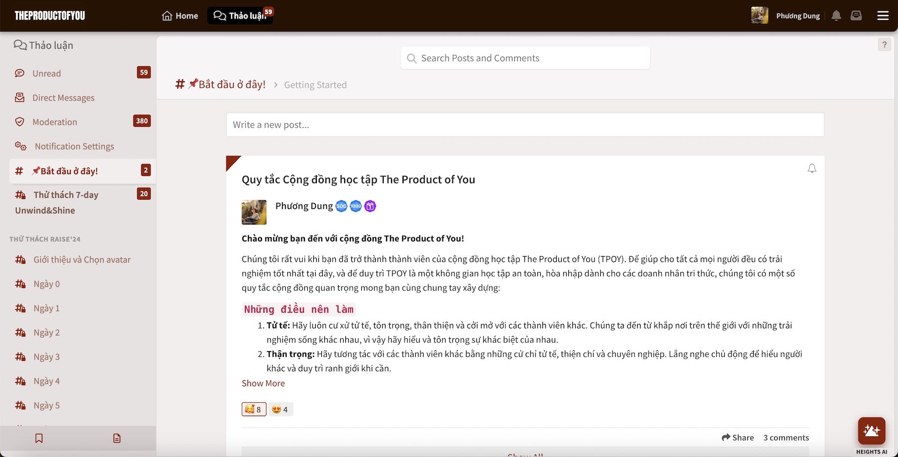 Phuong Dung Community Screenshot