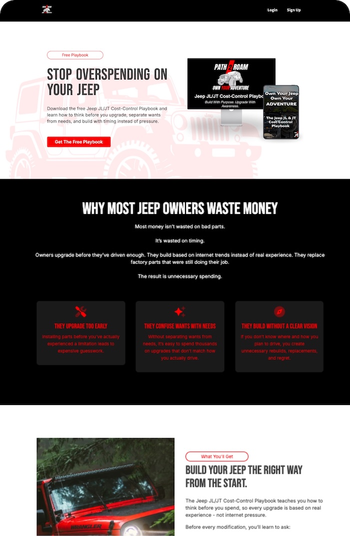 Website Example Cars