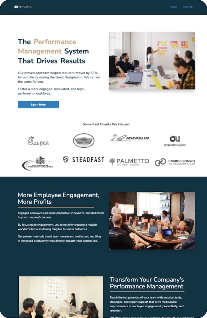 Website Example Performance