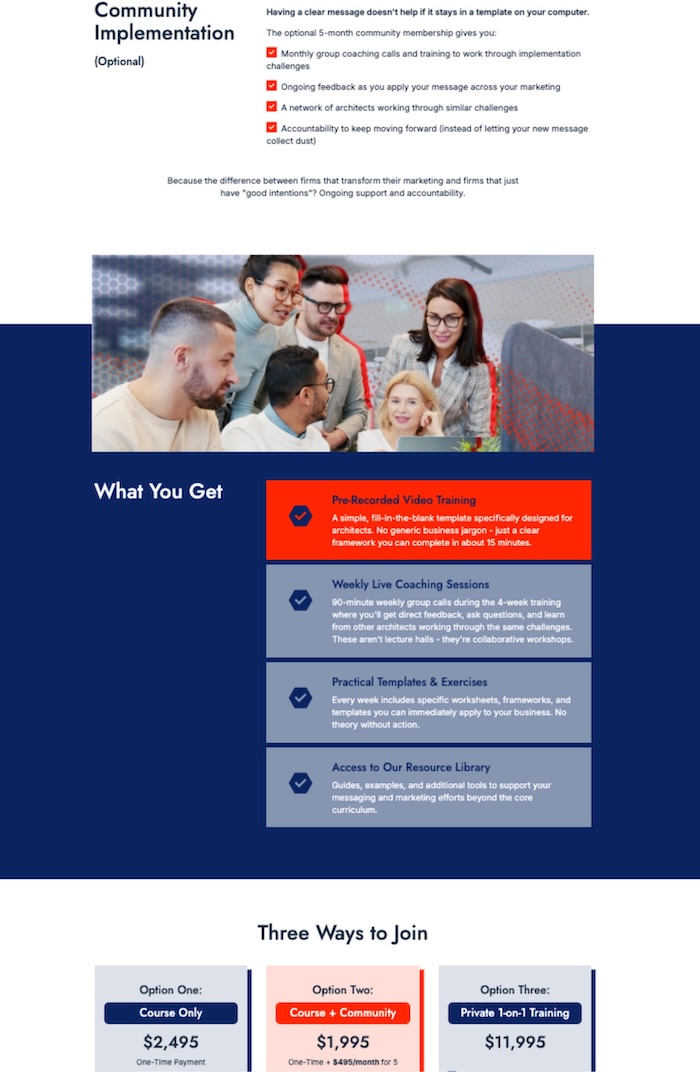 Website Example Team