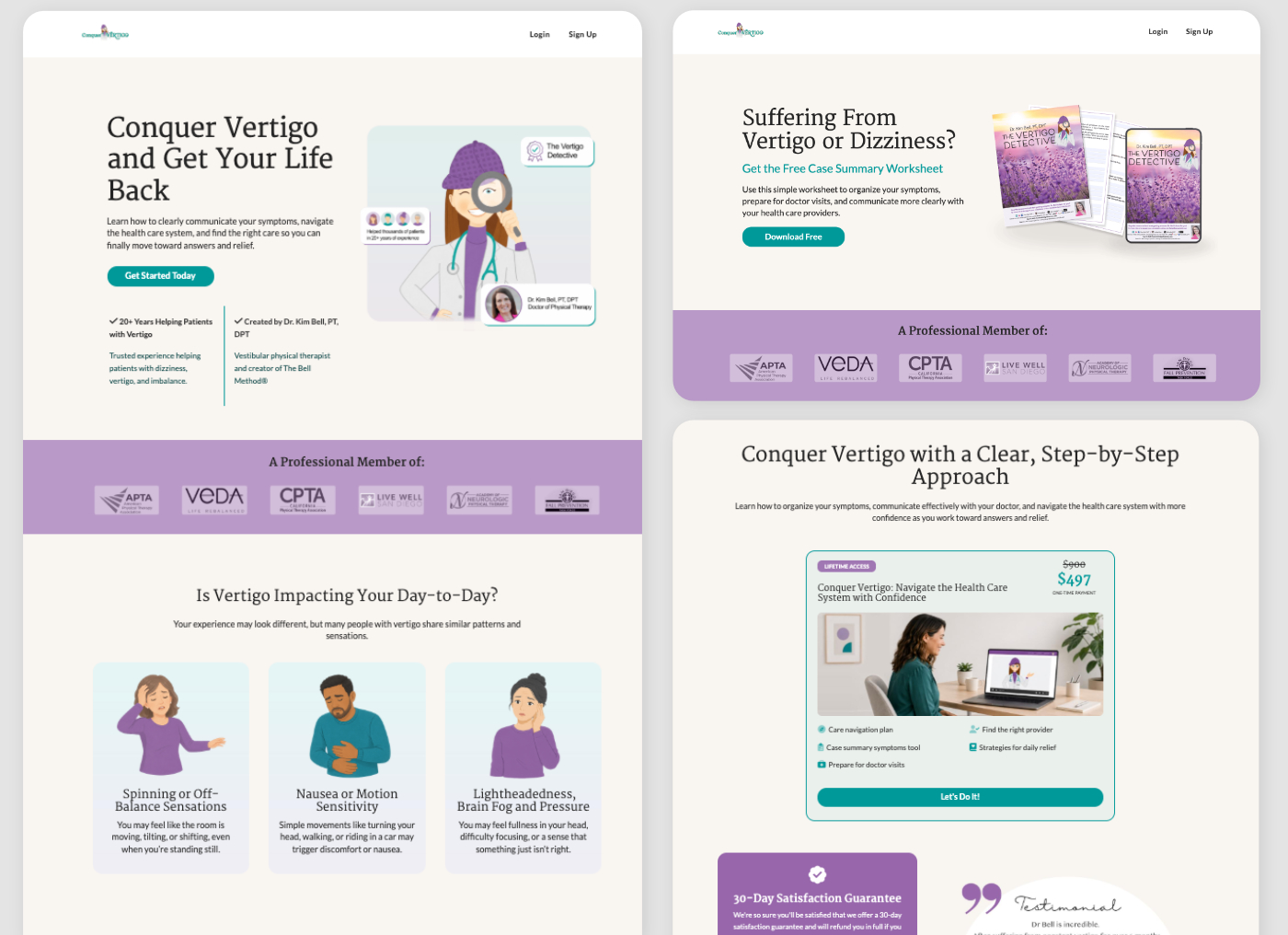 Medical practice funnel placeholder