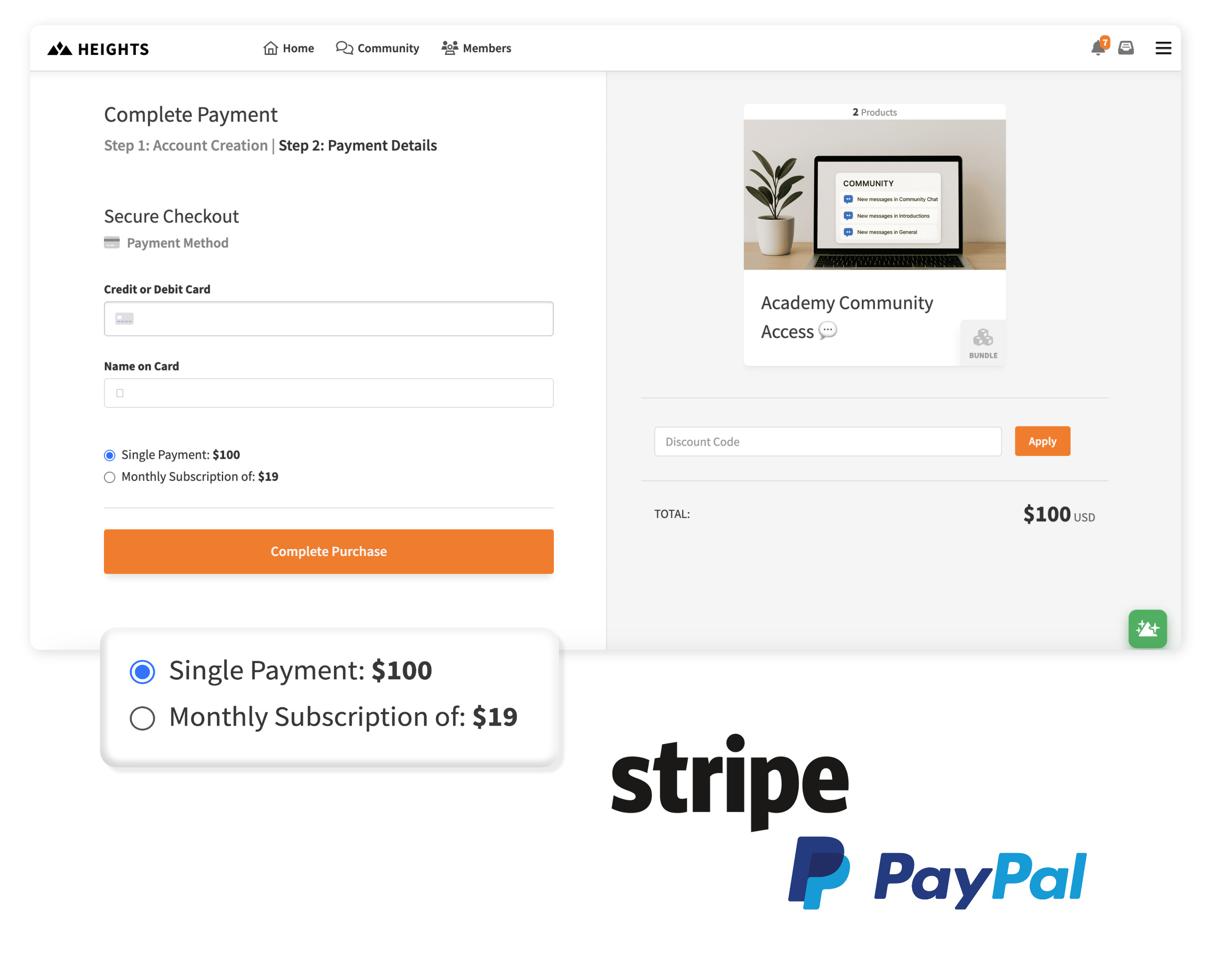 Paid Community