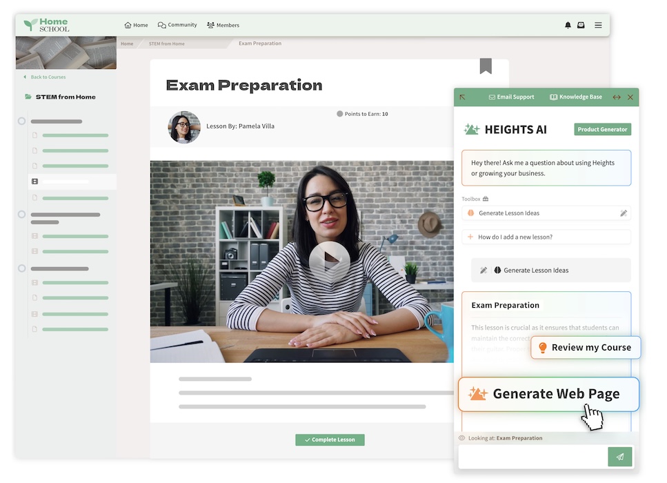 Test Prep online course example