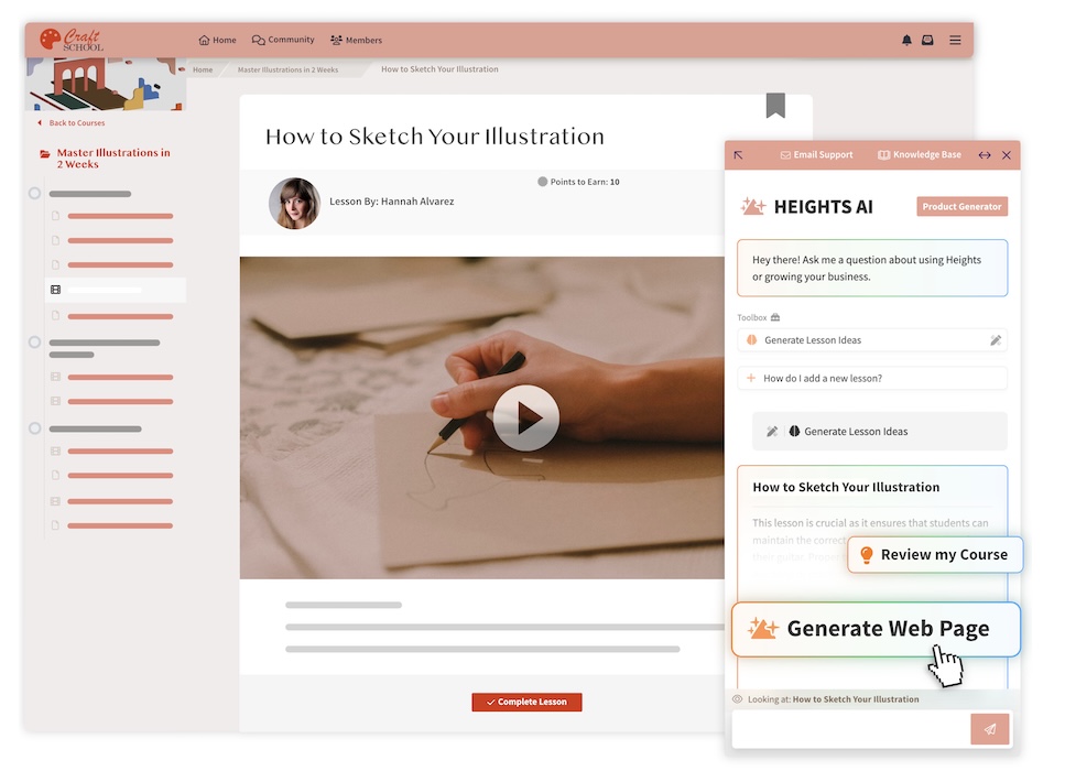 Animation online course example