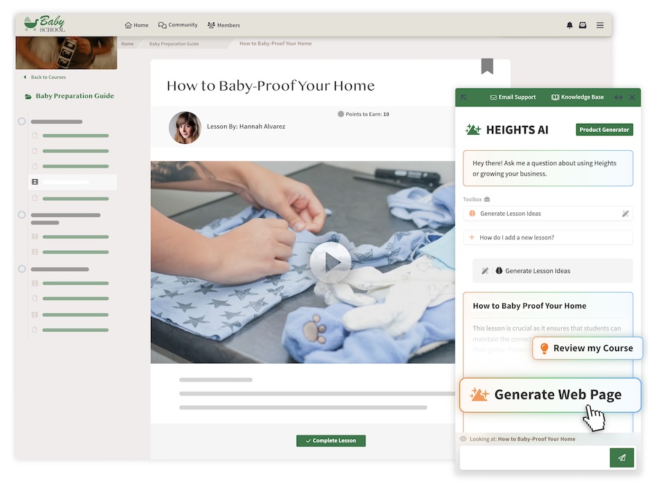 Parenting online course example
