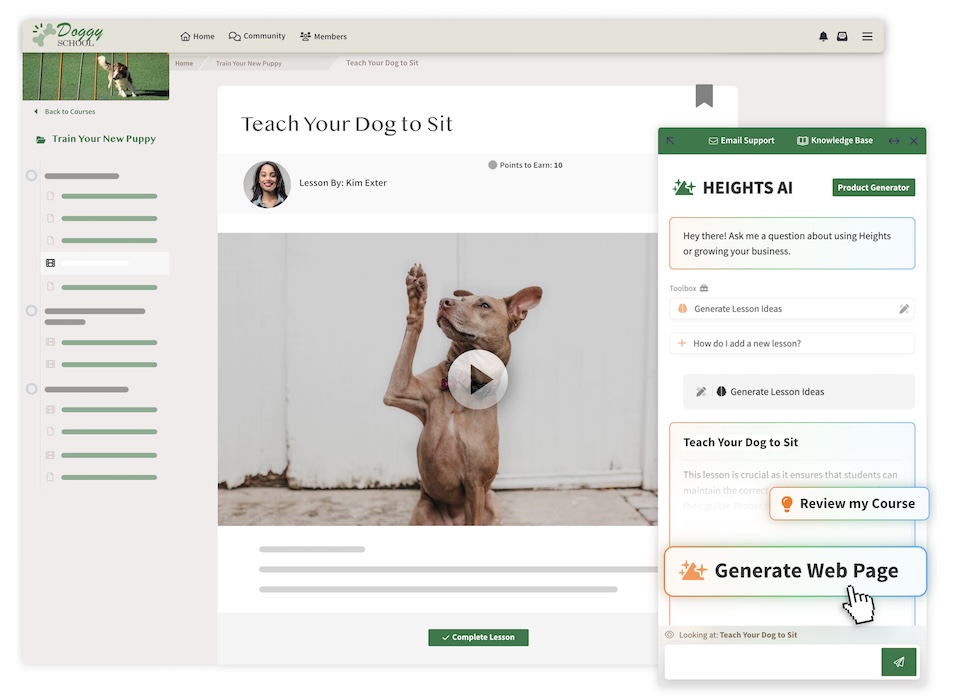 Veterinary online course example