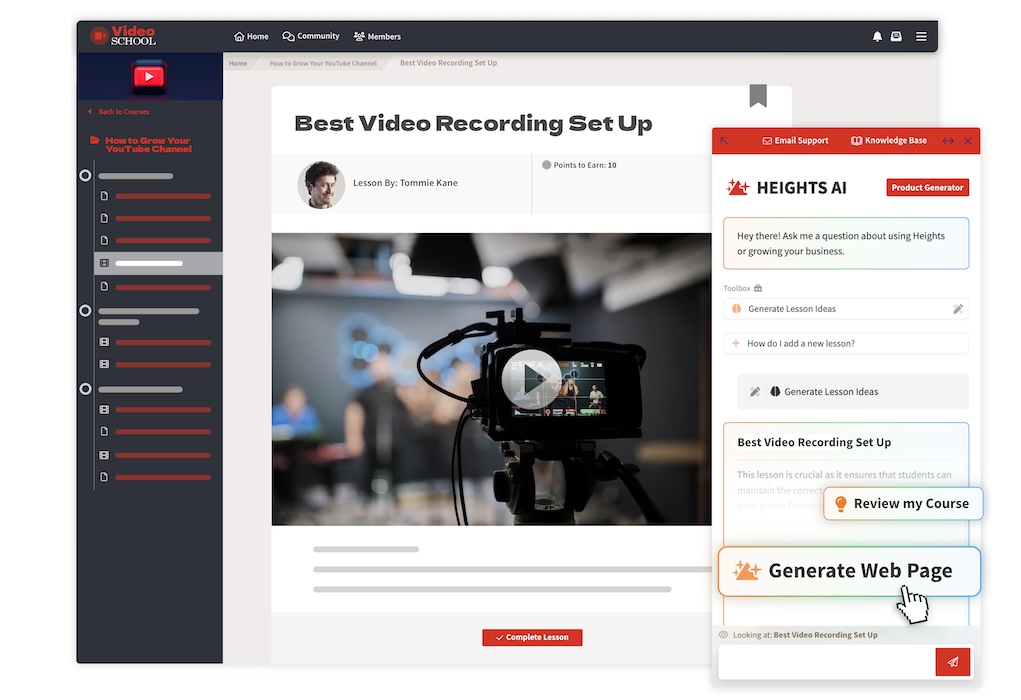 Video Production online course example